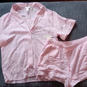New Forever 21 Pink Women's Pajama Set